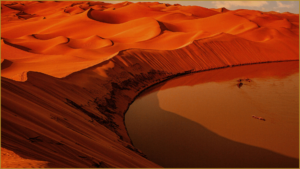 Namibië woestijnvlakte
